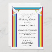 Traditionele Joodse Trouw Uitnodigingen - Ark