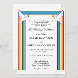 Traditionele Joodse Trouw Uitnodigingen - Ark