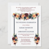 Traditionele Joodse Trouw Uitnodigingen - Goud (Voorkant)