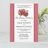 Traditionele Joodse Trouw Uitnodigingen - Goud (Staand voorkant)