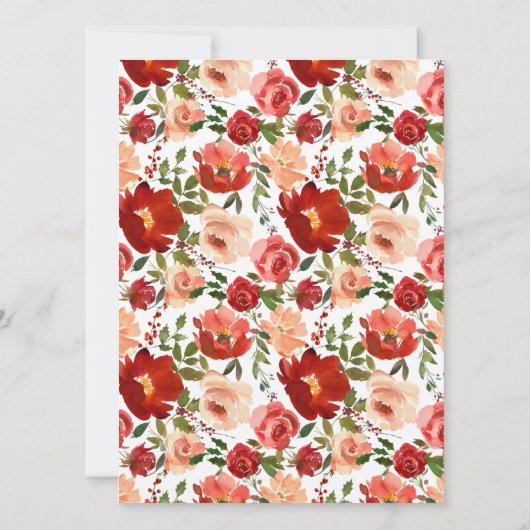 Traditionele Joodse Trouw Uitnodigingen - Rozen (Achterkant)