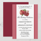 Traditionele Joodse Trouwkaarten - Goud Kaart (Voorkant / Achterkant)