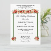 Traditionele Joodse Trouwkaarten Kaart (Staand voorkant)