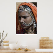 Traditionele juwelen van Rajashtan Poster (Keuken)