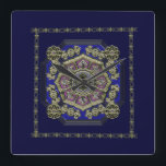 Traditionele juwelen voor Aziatische Art Deco Vierkante Klok<br><div class="desc">voeg toe aan de Aziatische Art Deco Traditional Jeweled-afbeelding.</div>