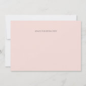 Traditionele kalligrafie Fotobruiloft Save The Date (Achterkant)