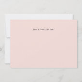 Traditionele kalligrafie Fotobruiloft Save The Date (Achterkant)