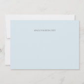 Traditionele kalligrafie Fotobruiloft Save The Date (Achterkant)