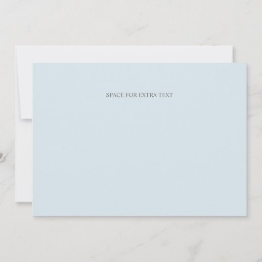 Traditionele kalligrafie Fotobruiloft Save The Date (Achterkant)