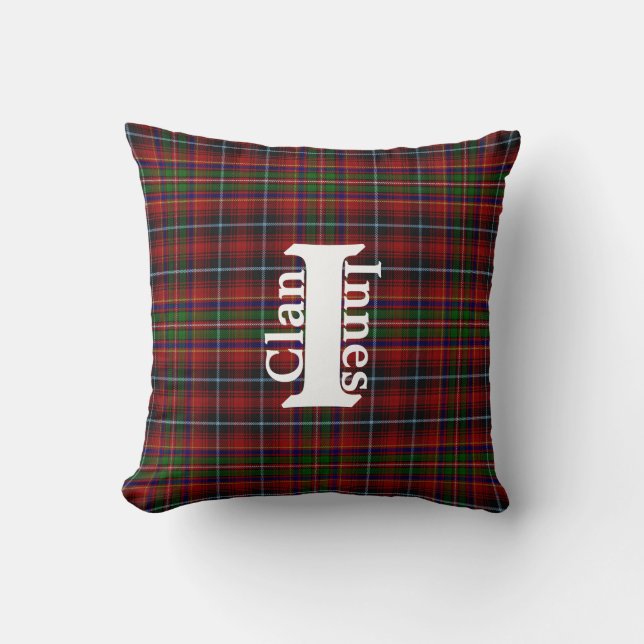 Traditionele kanaaltjes Tartan Pset Kussen (Voorkant)