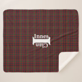 Traditionele kanaaltjes Tartan Pset Sherpa Deken (Voorkant (horizontaal))