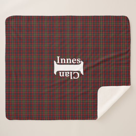 Traditionele kanaaltjes Tartan Pset Sherpa Deken (Voorkant (horizontaal))