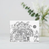 Traditionele Kandy Possession Kandy Sri Lanka Briefkaart (Staand voorkant)