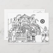 Traditionele Kandy Possession Kandy Sri Lanka Briefkaart (Voorkant / Achterkant)