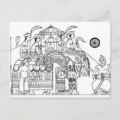 Traditionele Kandy Possession Kandy Sri Lanka Briefkaart (Voorkant)