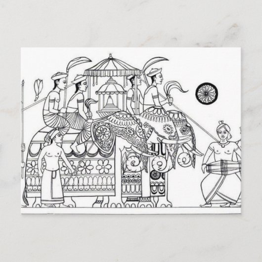 Traditionele Kandy Possession Kandy Sri Lanka Briefkaart (Voorkant)