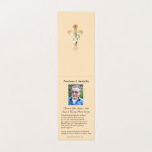 Traditionele katholieke begrafenis Jesus Prayer Ca Visitekaartje (Binnenkant ongevouwen)