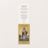 Traditionele katholieke begrafenis Jesus Prayer Ca Visitekaartje (Buitenkant ongevouwen)