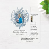 Traditionele katholieke begrafenis Prayerl Heilige Visitekaartje (Bureau)