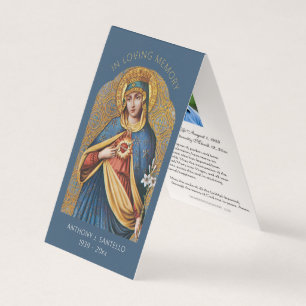 Traditionele katholieke begrafenismeester Mary Pra Visitekaartje