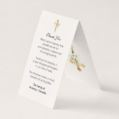 Traditionele katholieke begrafenismeester Mary Pra Visitekaartje (Achterkant)