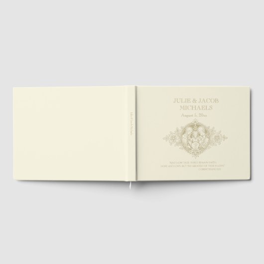 Traditionele katholieke bruiloft Heilige Familie Gastenboek (Volledig)