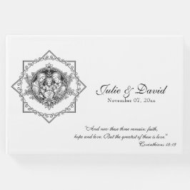 Traditionele katholieke bruiloft Heilige Familie Gastenboek