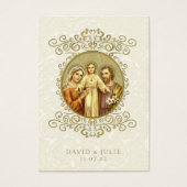 Traditionele katholieke bruiloft Heilige Kaart (Voorkant)