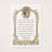 Traditionele katholieke bruiloft Heilige Kaart (Voorkant)