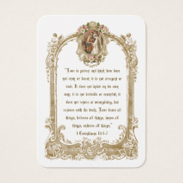 Traditionele katholieke bruiloft Heilige Kaart