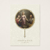 Traditionele katholieke bruiloft Heilige Kaart (Voorkant)