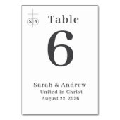 Traditionele katholieke bruiloft kaart (Voorkant)