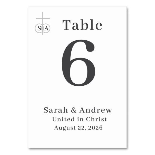 Traditionele katholieke bruiloft kaart (Voorkant)