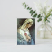 Traditionele katholieke bruiloft voor de heilige k visitekaartje (Staand voorkant)