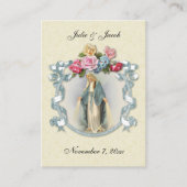 Traditionele katholieke bruiloft voor de heilige k visitekaartje (Voorkant)