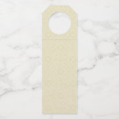 Traditionele katholieke bruiloft Witte kant Flessenhanger (Achterkant)