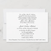 Traditionele Katholieke Christelijke bruiloft uitn Kaart (Achterkant)