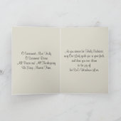 Traditionele katholieke Eerste Heilige Communie Feestdagen Kaart (Binnen)