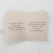 Traditionele katholieke Eerste Heilige Communie Feestdagen Kaart (Binnen)