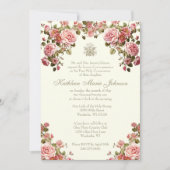 Traditionele katholieke Floral van de Heilige Comm Kaart (Voorkant)