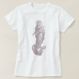 Traditionele Katholieke Gezegende Maagd Maria Godm T-shirt