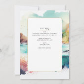 Traditionele katholieke huwelijksmis kaart (Achterkant)