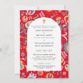 Traditionele katholieke huwelijksmis kaart (Voorkant)