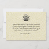 Traditionele katholieke Jezus Eerste Communie Invi Kaart (Achterkant)