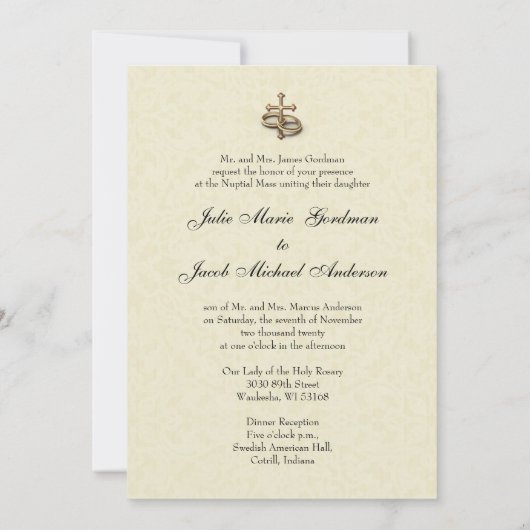  traditionele katholieke kerk kaart (Achterkant)