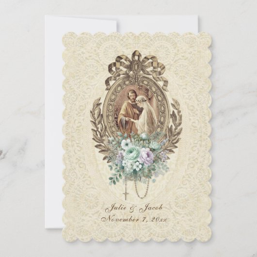  traditionele katholieke kerk kaart (Voorkant)