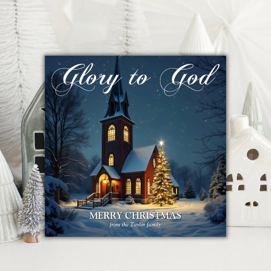 Traditionele Katholieke Kerk Kerst Feestdagenkaart