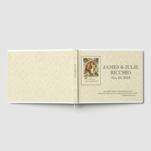 Traditionele katholieke kerstbruiloft gastenboek (Volledig)