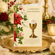 Traditionele katholieke kerstmis-misoffer