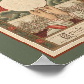 Traditionele katholieke Latijnse kerstanken Poster (Hoek)